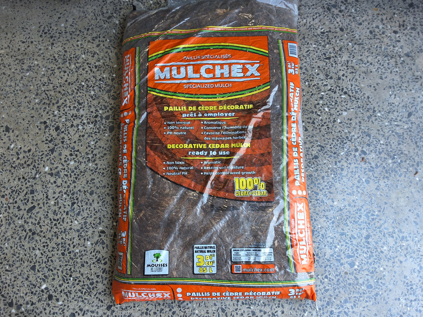 Paillis de cèdre naturel en vrac ou en sac